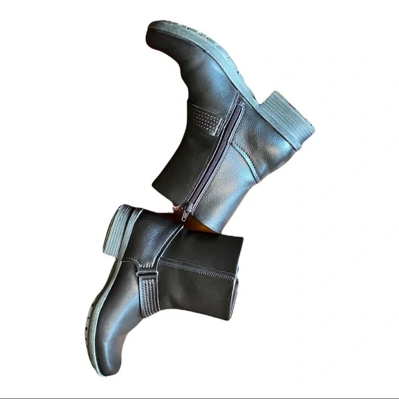 Clarks Women's Boots Ankle Zip Round Toe Booties Brown Size 9M - Picture 5 of 14